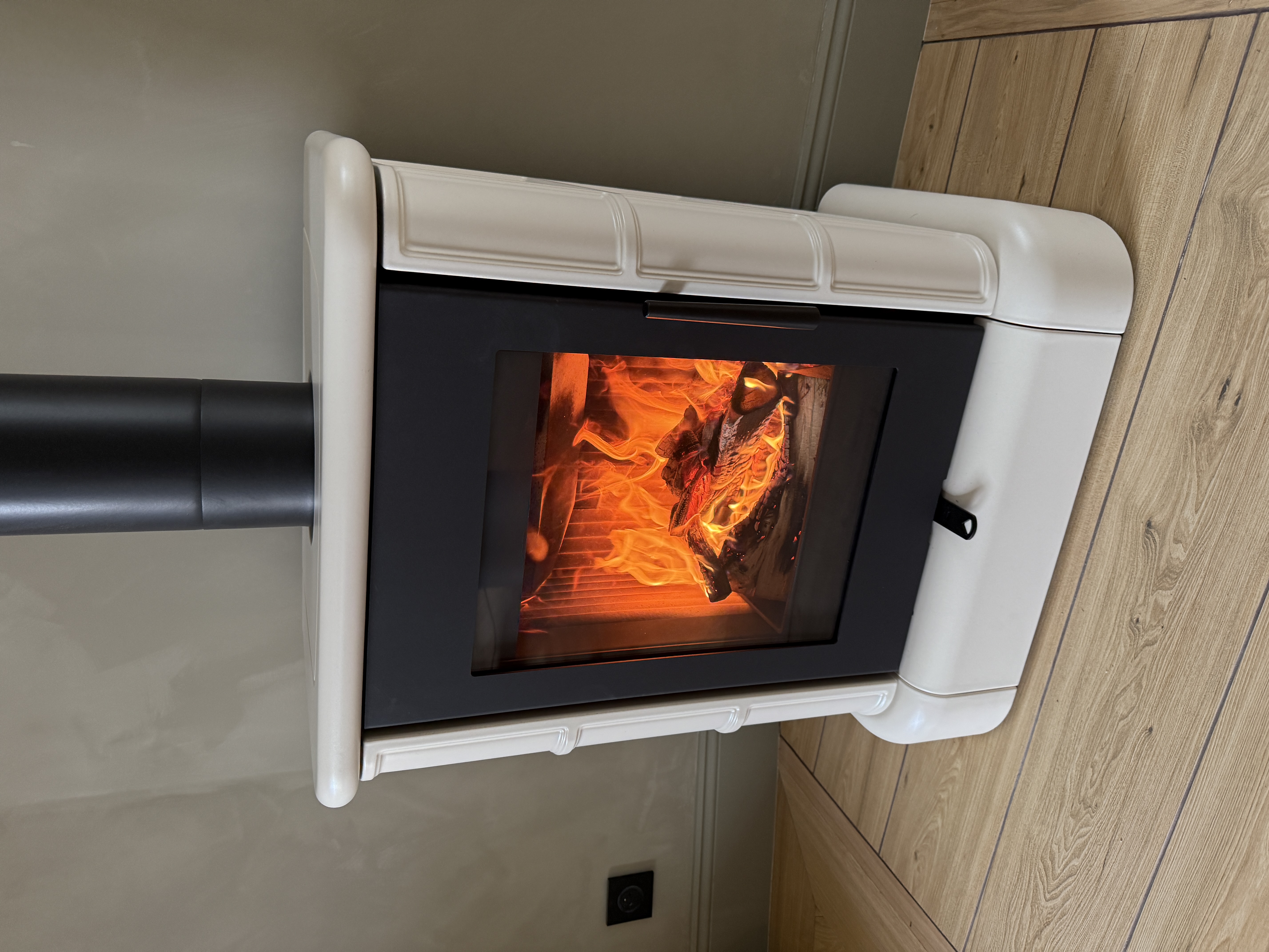 Pose d'un poêle à bois Siena N 01